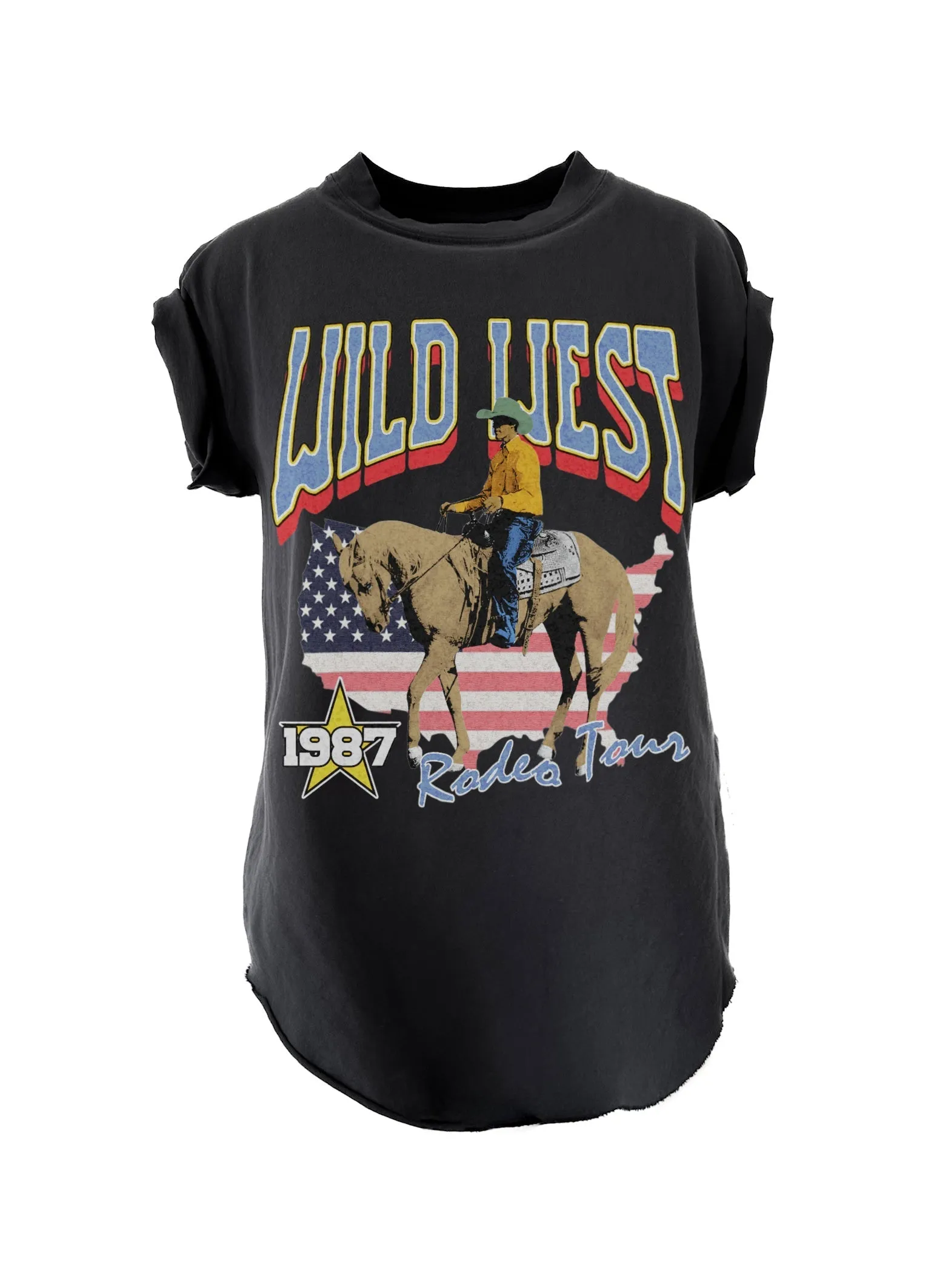 1987 WILD WEST SIDE SLIT TEE