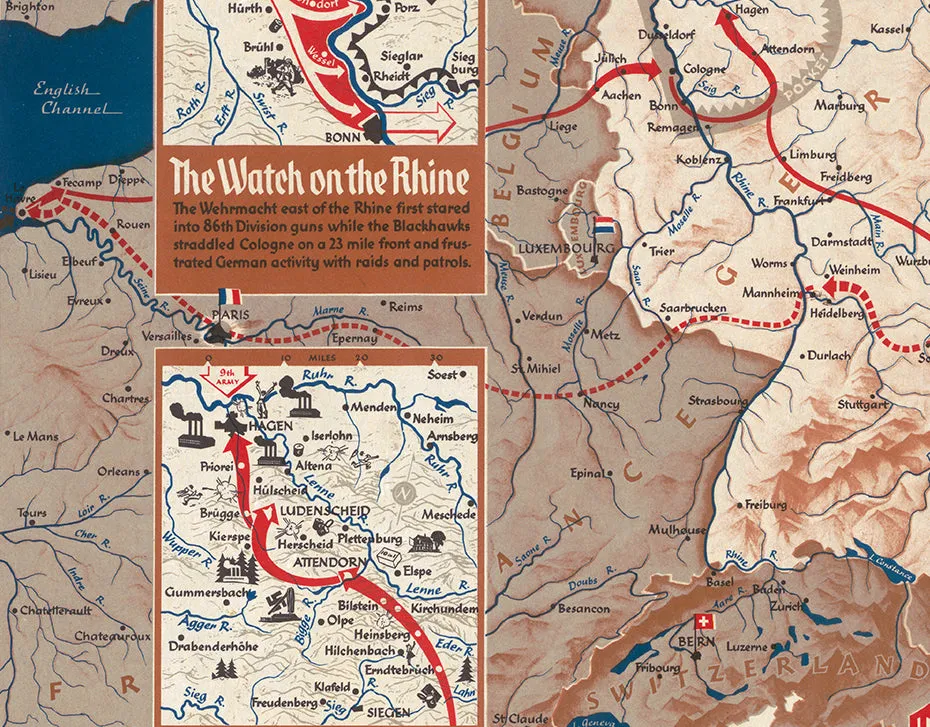 86th Infantry Division Campaign Map