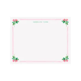 Azalea Border Personalized Stationery