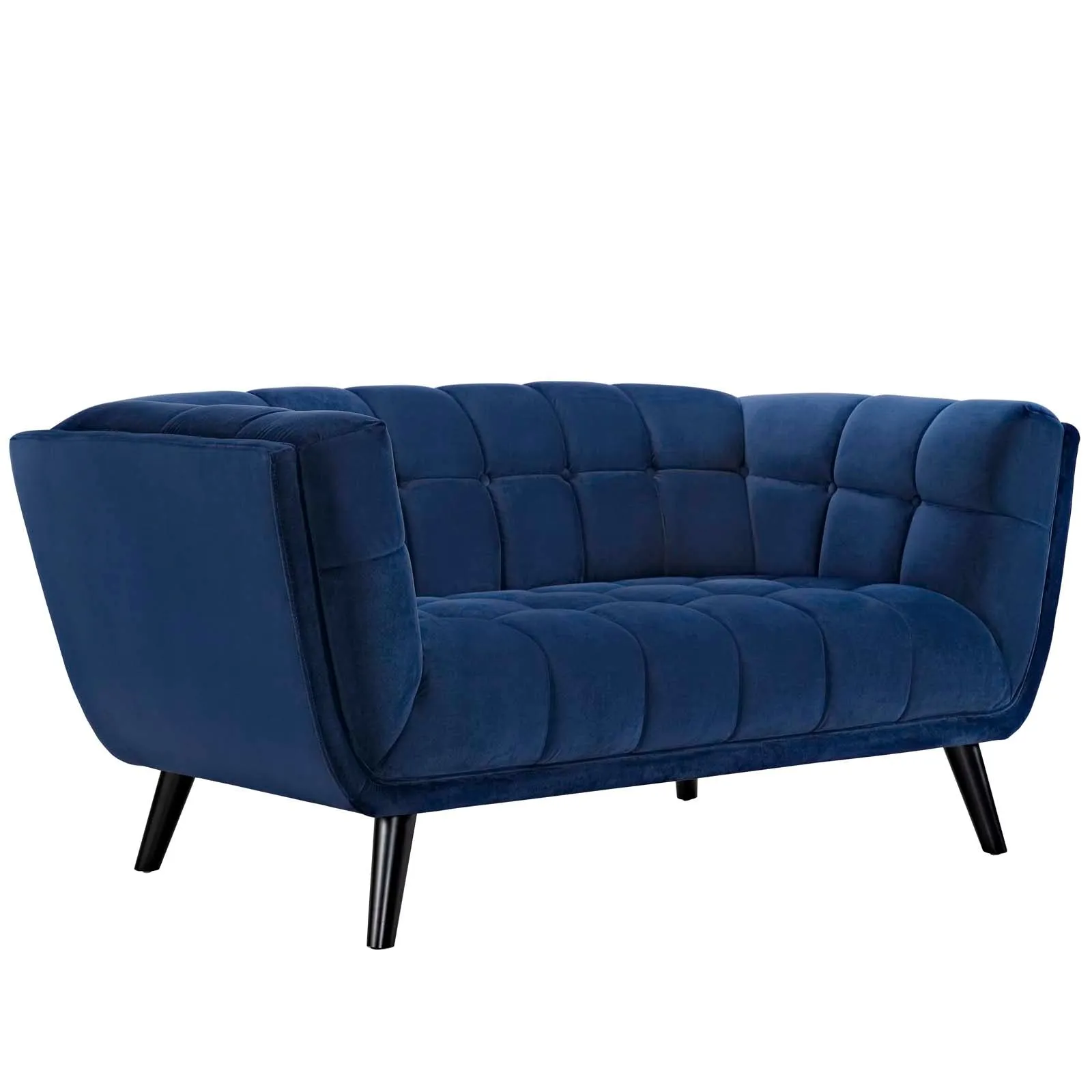 Bestow 3 Piece Performance Velvet Sofa Loveseat and Armchair Set by Modway