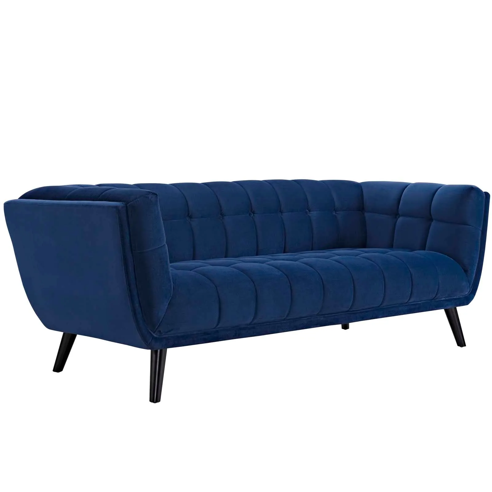 Bestow 3 Piece Performance Velvet Sofa Loveseat and Armchair Set by Modway