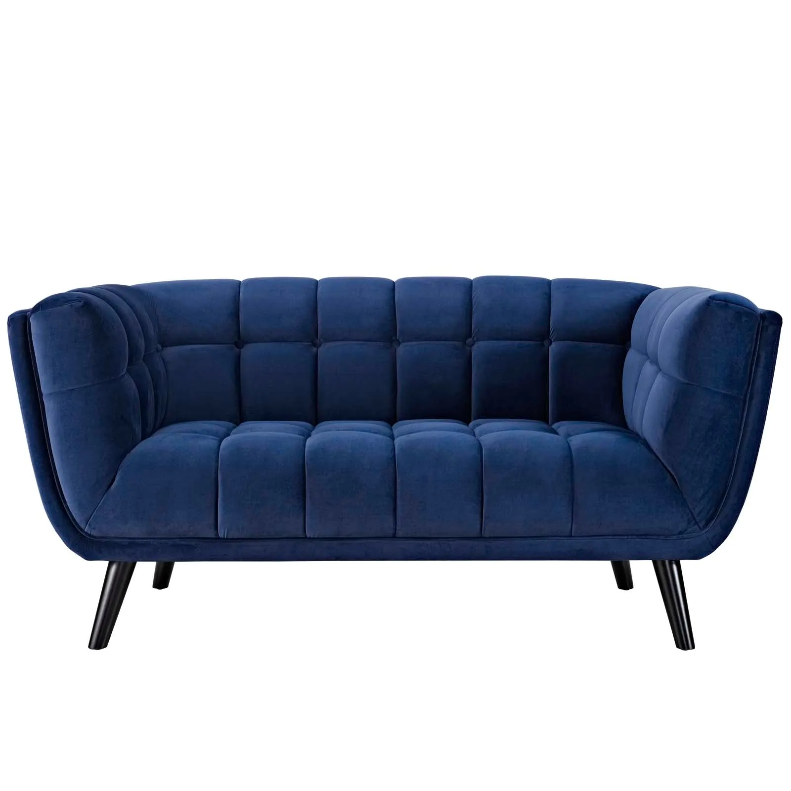 Bestow 3 Piece Performance Velvet Sofa Loveseat and Armchair Set by Modway