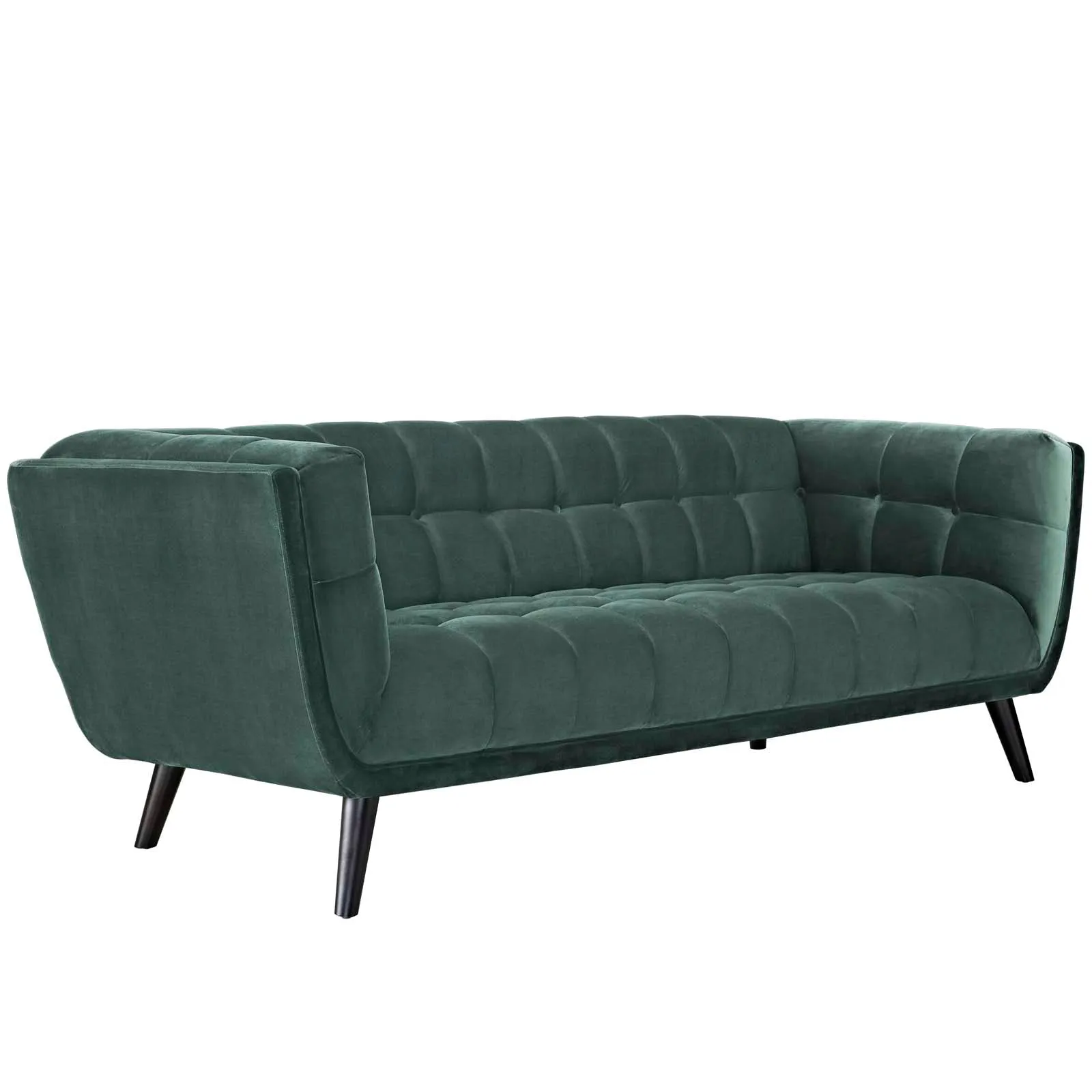 Bestow 3 Piece Performance Velvet Sofa Loveseat and Armchair Set by Modway