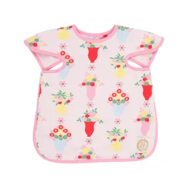 Plentiful Pink Big Bite Bib with Hamptons Hot Pink Pattern