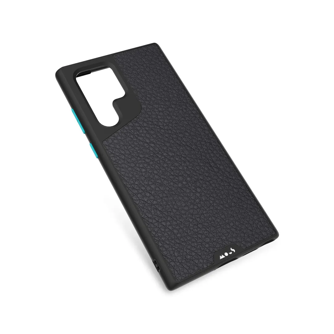 Black Leather Phone Case - Limitless 3.0