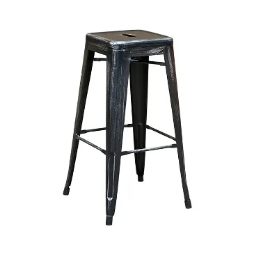 Black Weathered Finish Tolix Bar Stool