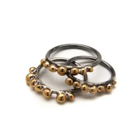 Bronze Seed Stacking Ring