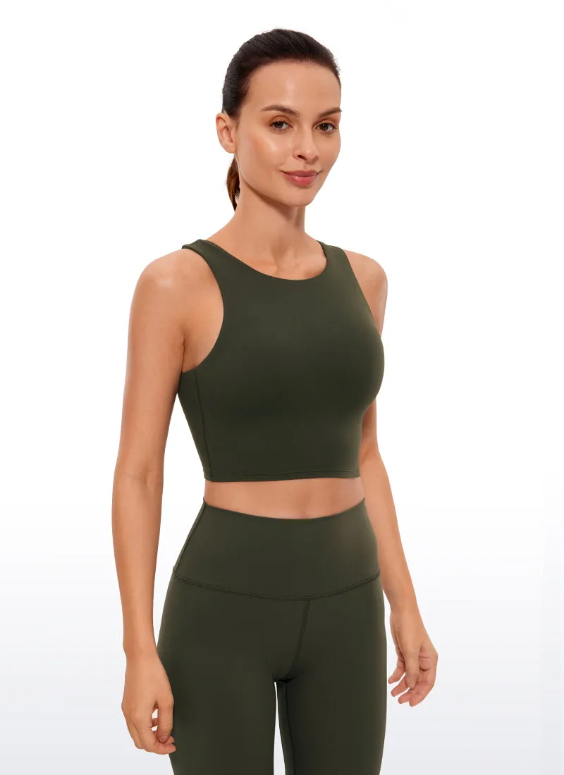 Butterluxe High Neck Racerback Tank