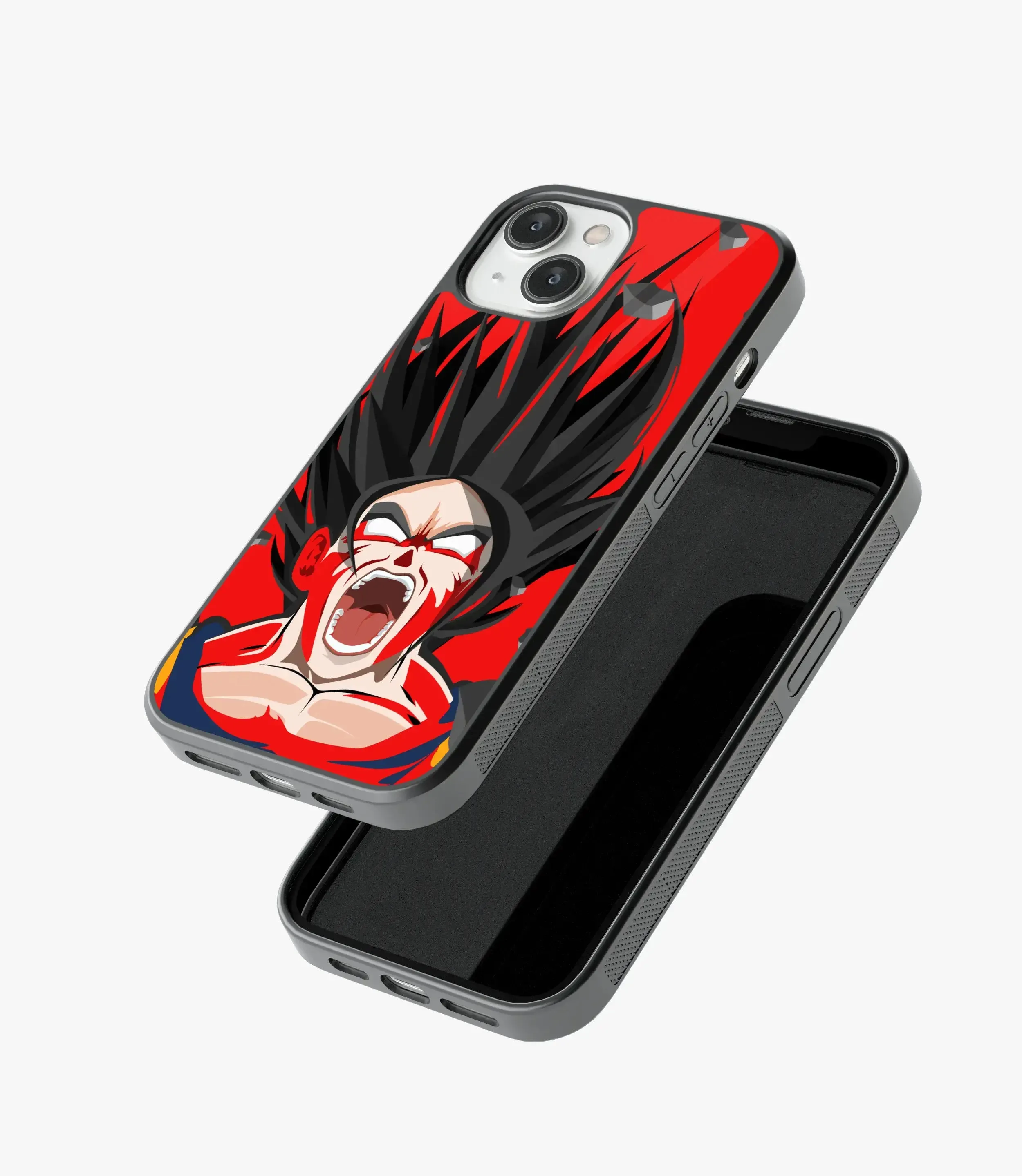 CG Red Goku Beast Glass Phone Case