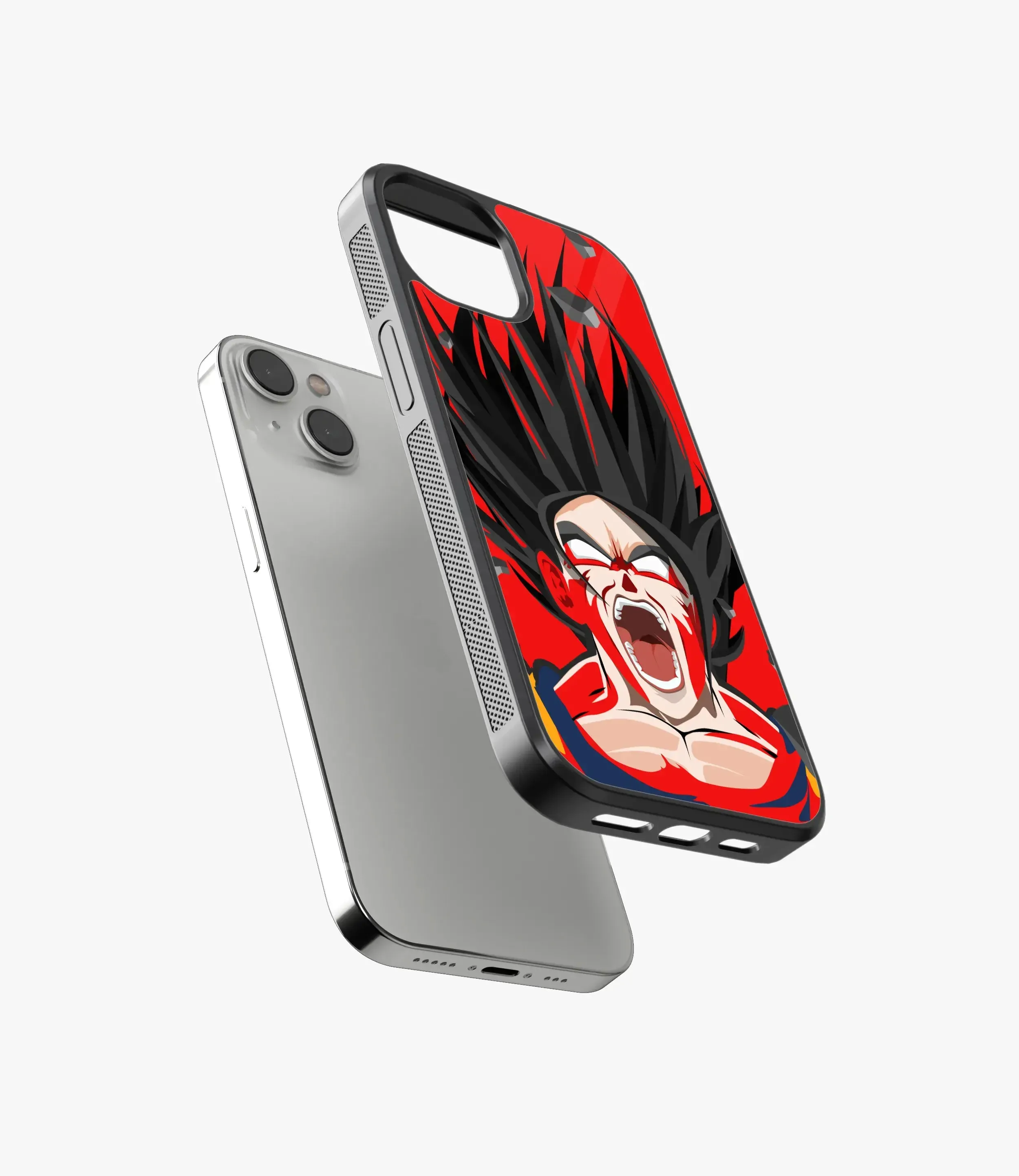 CG Red Goku Beast Glass Phone Case