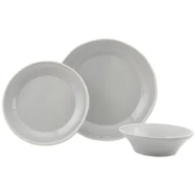 Chroma Light Gray 3-Piece Place Setting