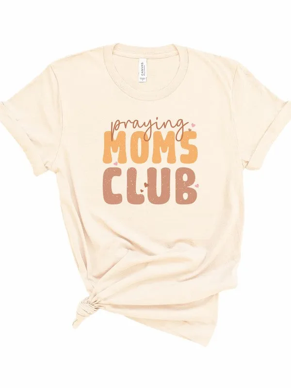 Colorful Praying Moms Club Boutique Tee