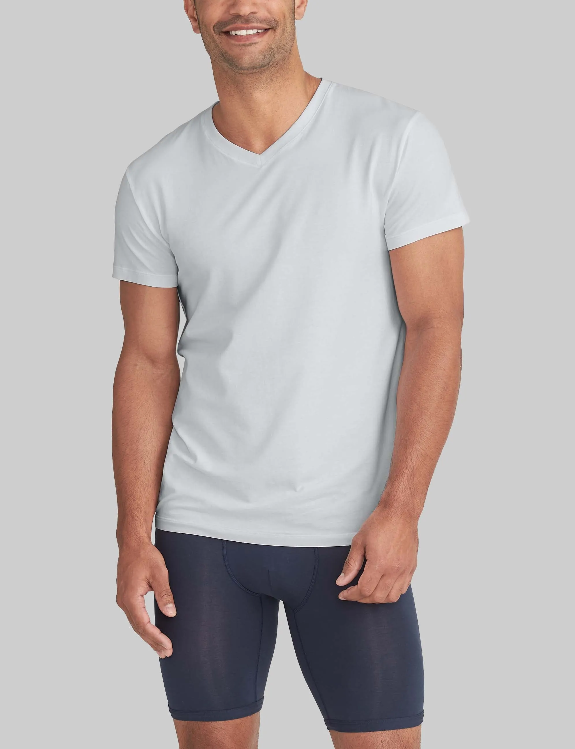 Cool Cotton High V-Neck Modern Fit Undershirt