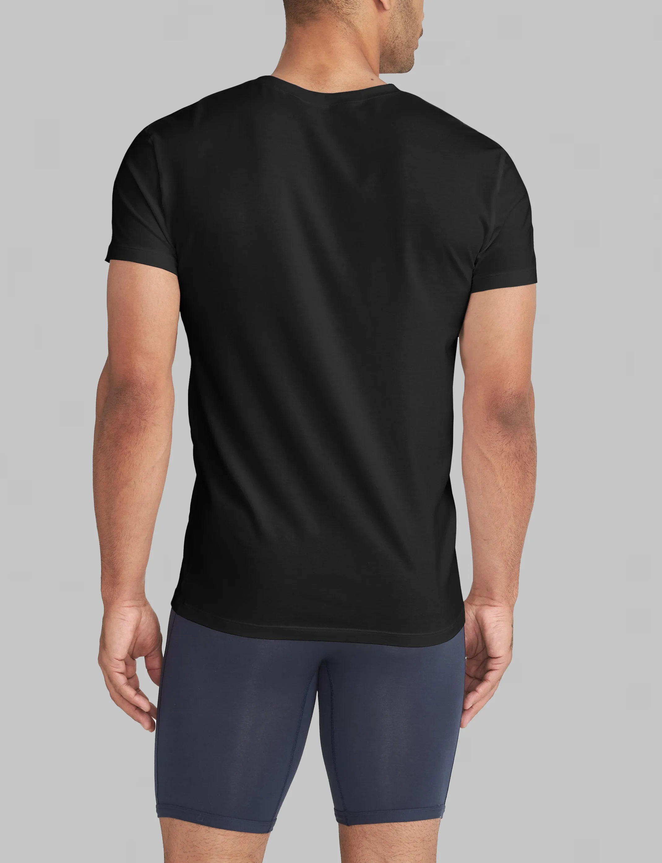 Cool Cotton High V-Neck Modern Fit Undershirt