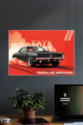 DODGE CHARGER 1969 | VECTOR STYLE CARS #02 | CAR POSTERS