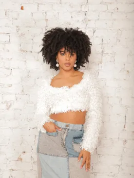 Eileen Furry Crop Jacket