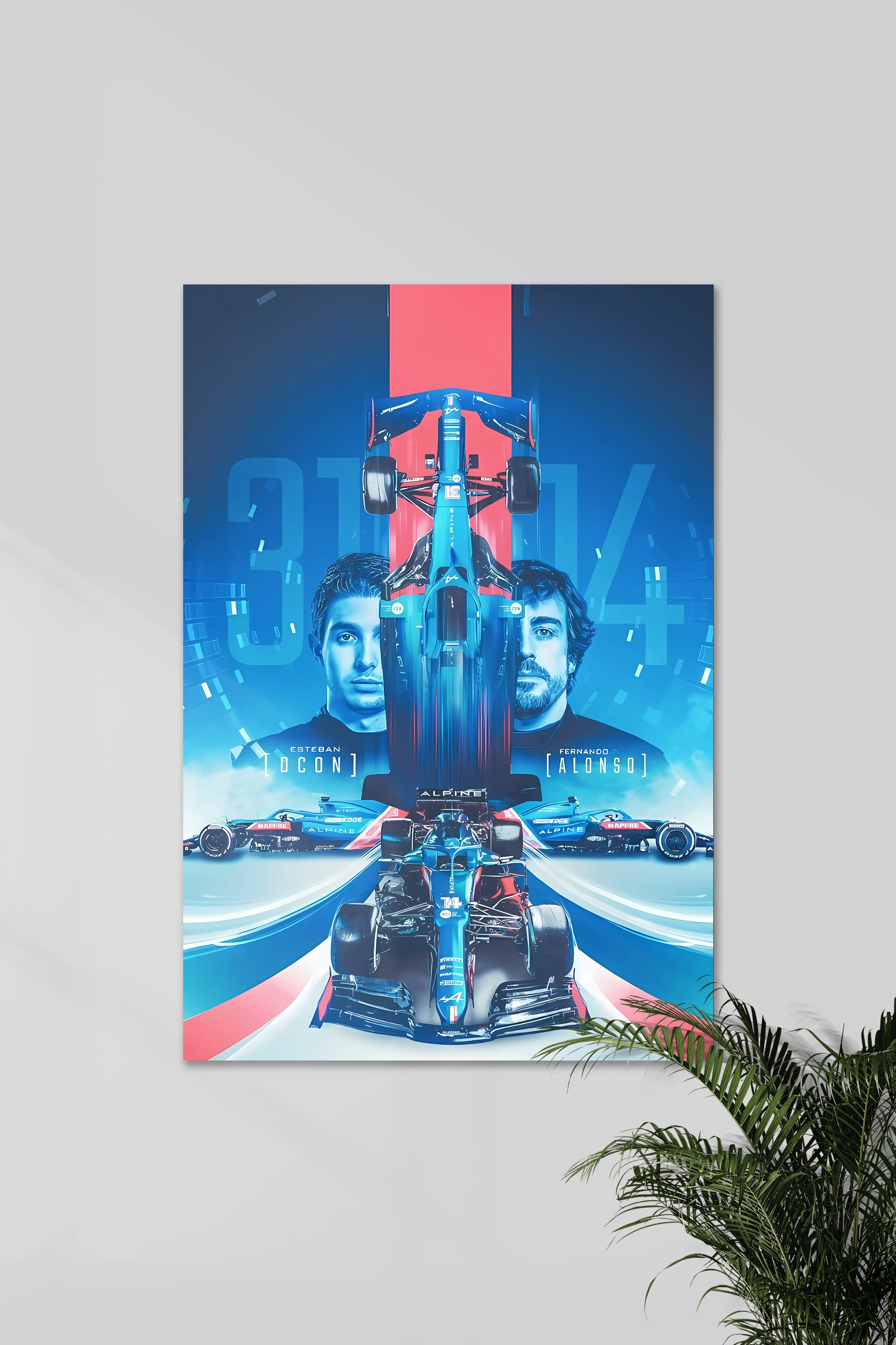 Esteban ocon vs Fernando alonso | Face Off | F1 POSTERS