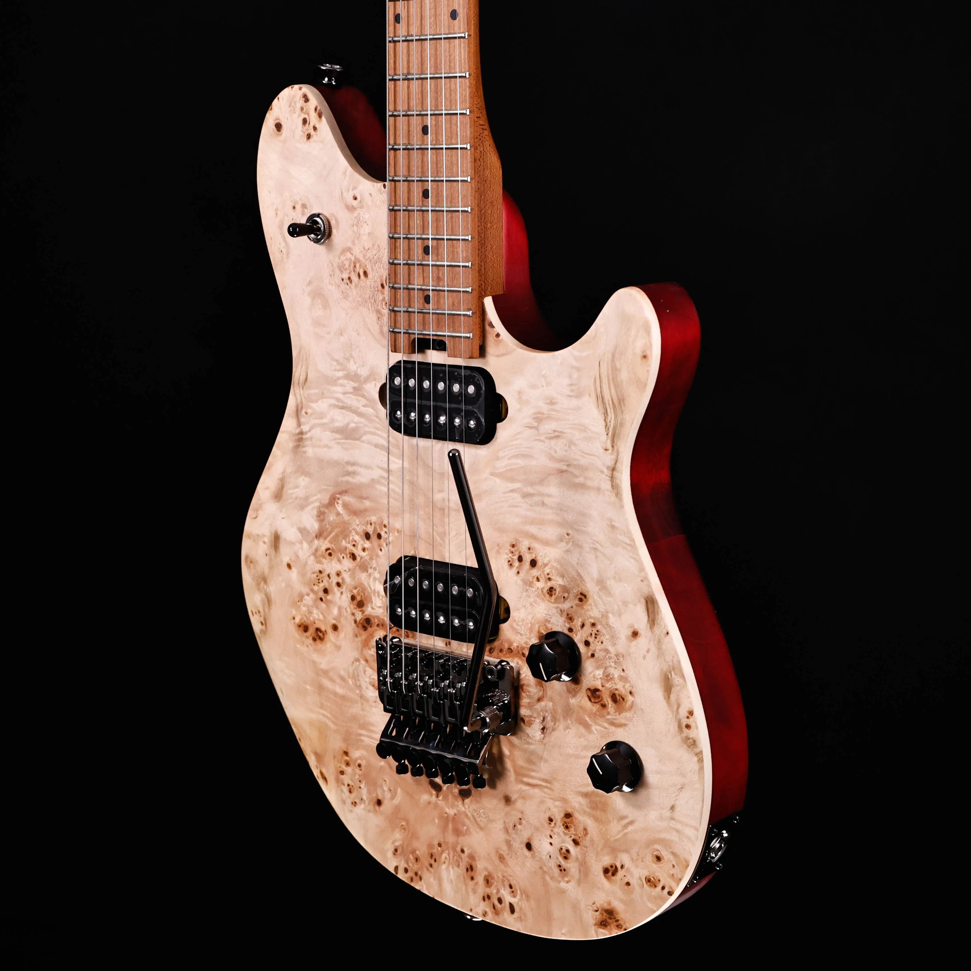 EVH Wolfgang WG Standard Exotic Poplar Burl Electric, Natural 6lbs 13.9oz