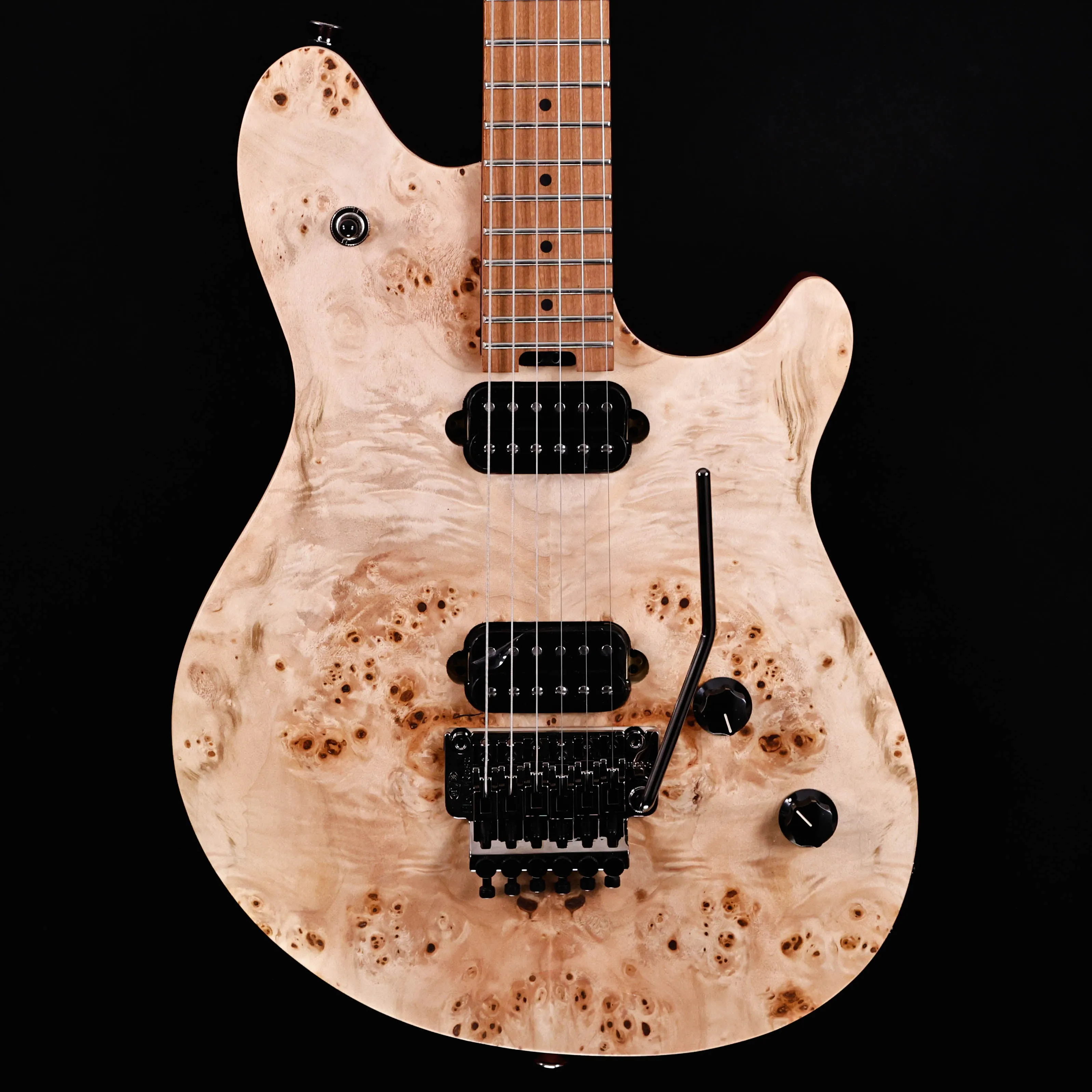 EVH Wolfgang WG Standard Exotic Poplar Burl Electric, Natural 6lbs 13.9oz