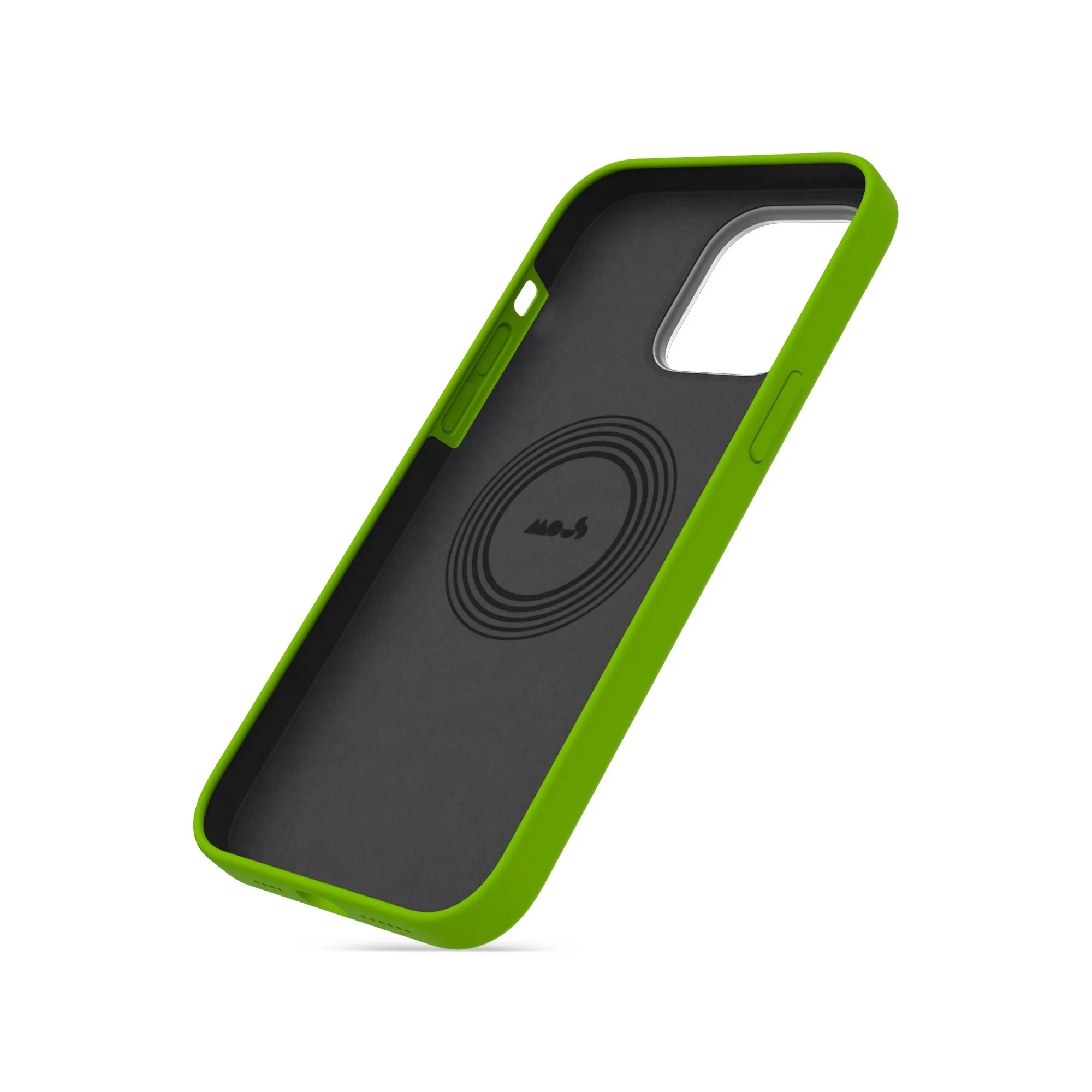 MagSafe® Compatible Lime Silicone Phone Case - Minimalist