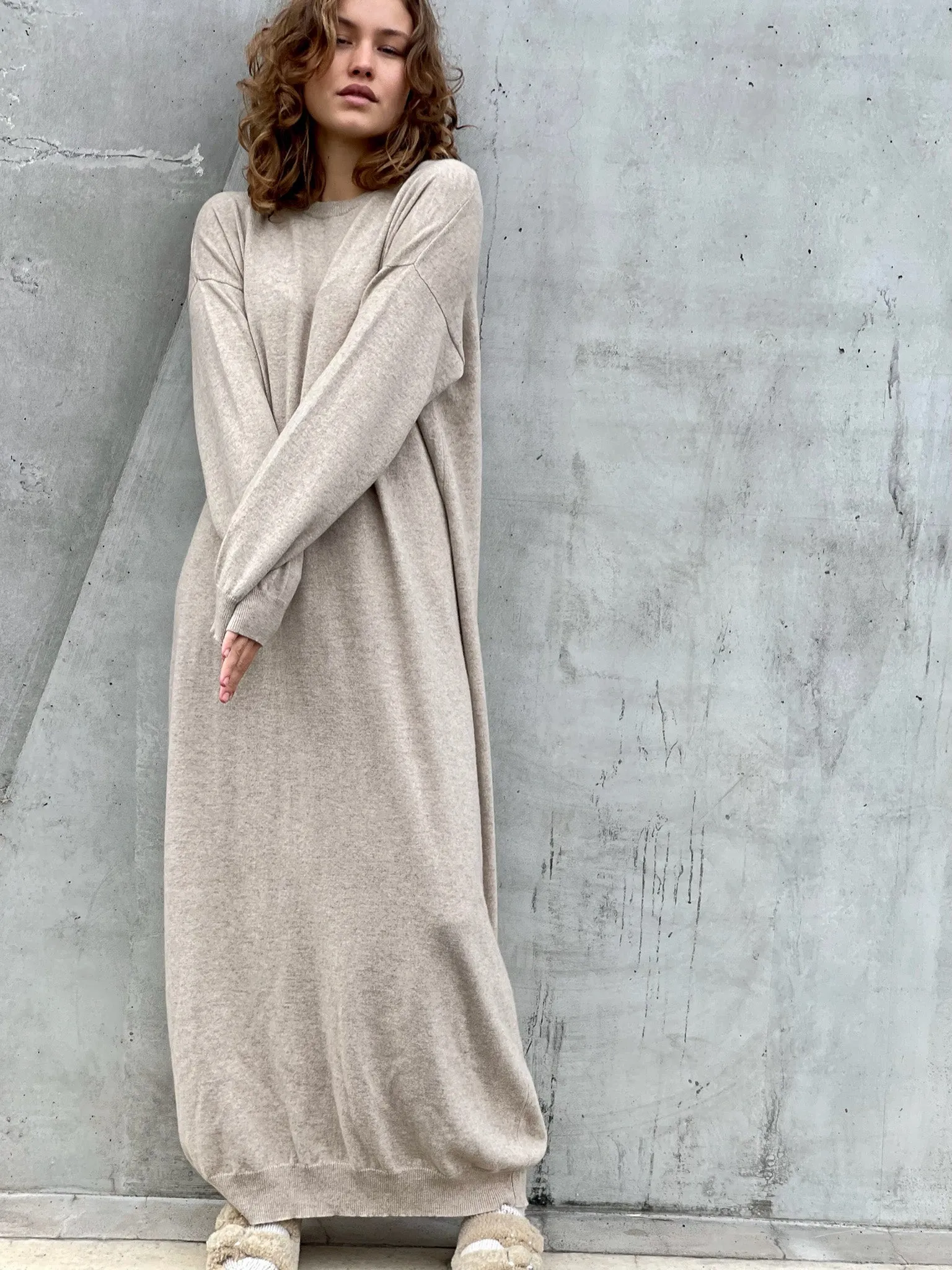 Natural Cashmere Dress