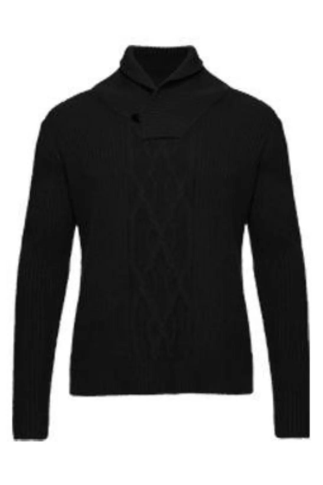 SHAWL COLLAR SWEATER