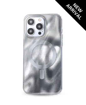 Silver Cosmic MagSafe Phone Case