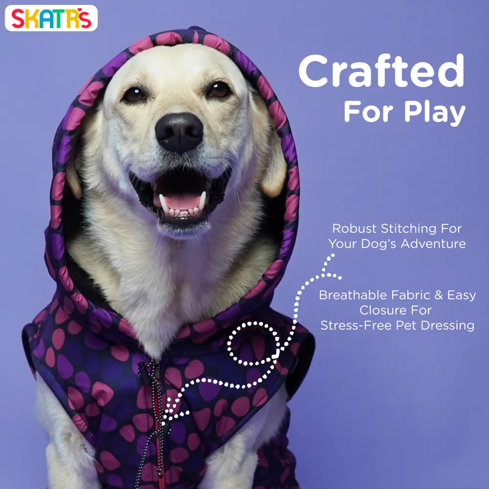 Skatrs Pebble Trio Hoodie for Cats & Dogs (Pink)