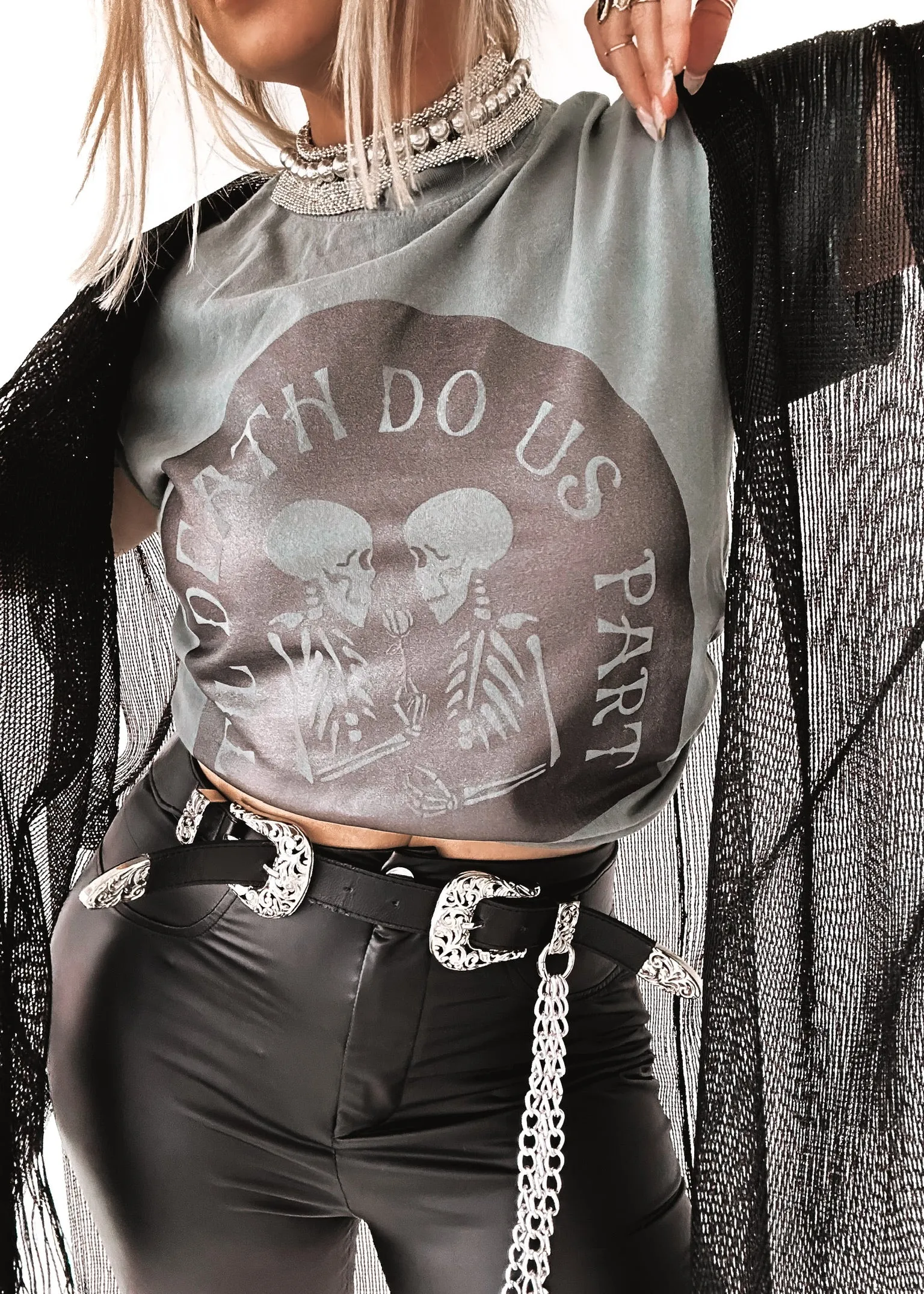 'TIL DEATH DO US PART SIDE SLIT TEE