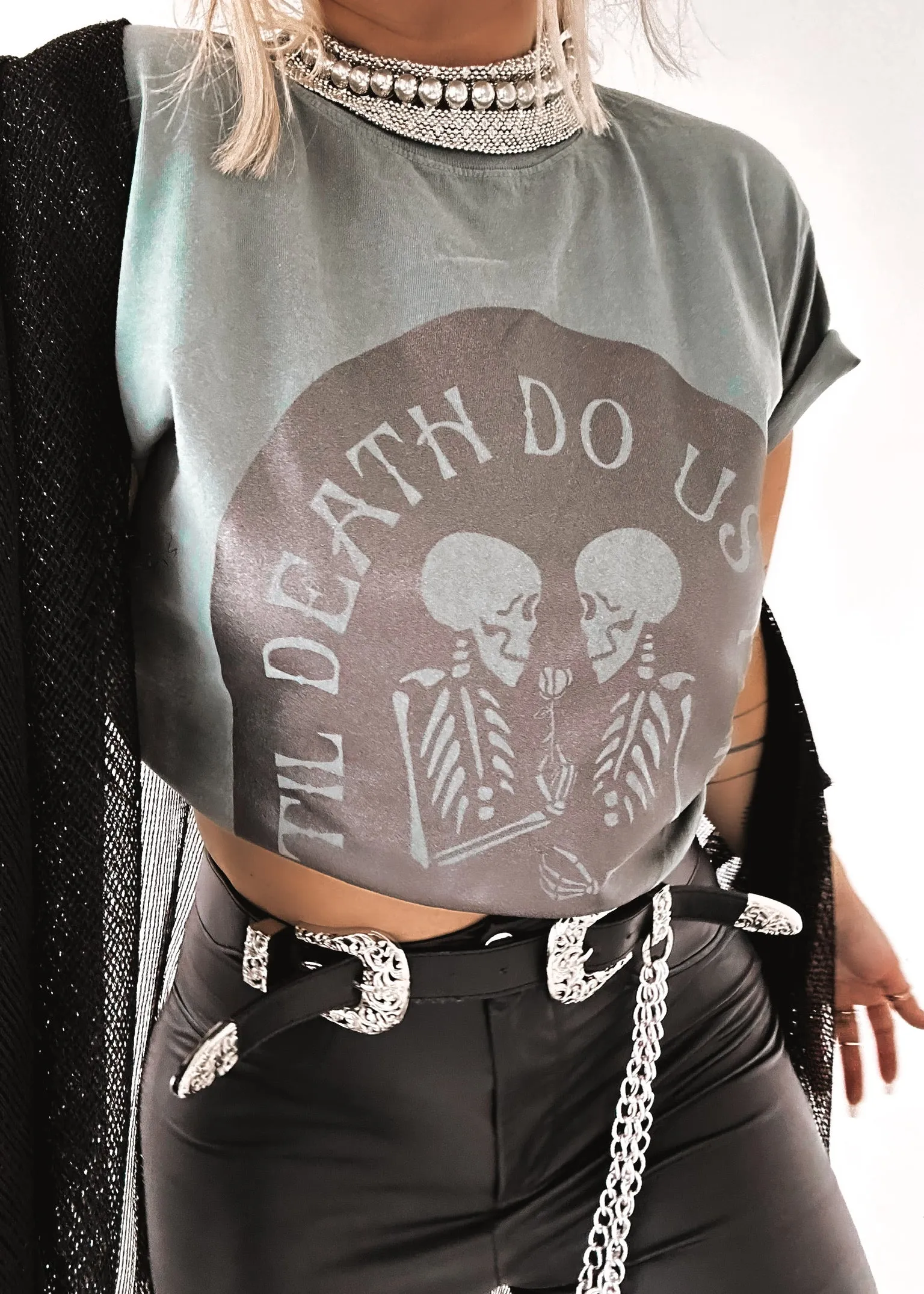 'TIL DEATH DO US PART SIDE SLIT TEE