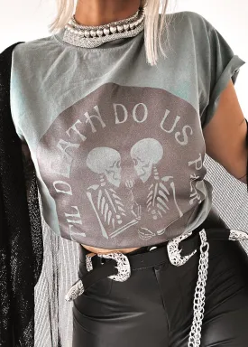 'TIL DEATH DO US PART SIDE SLIT TEE