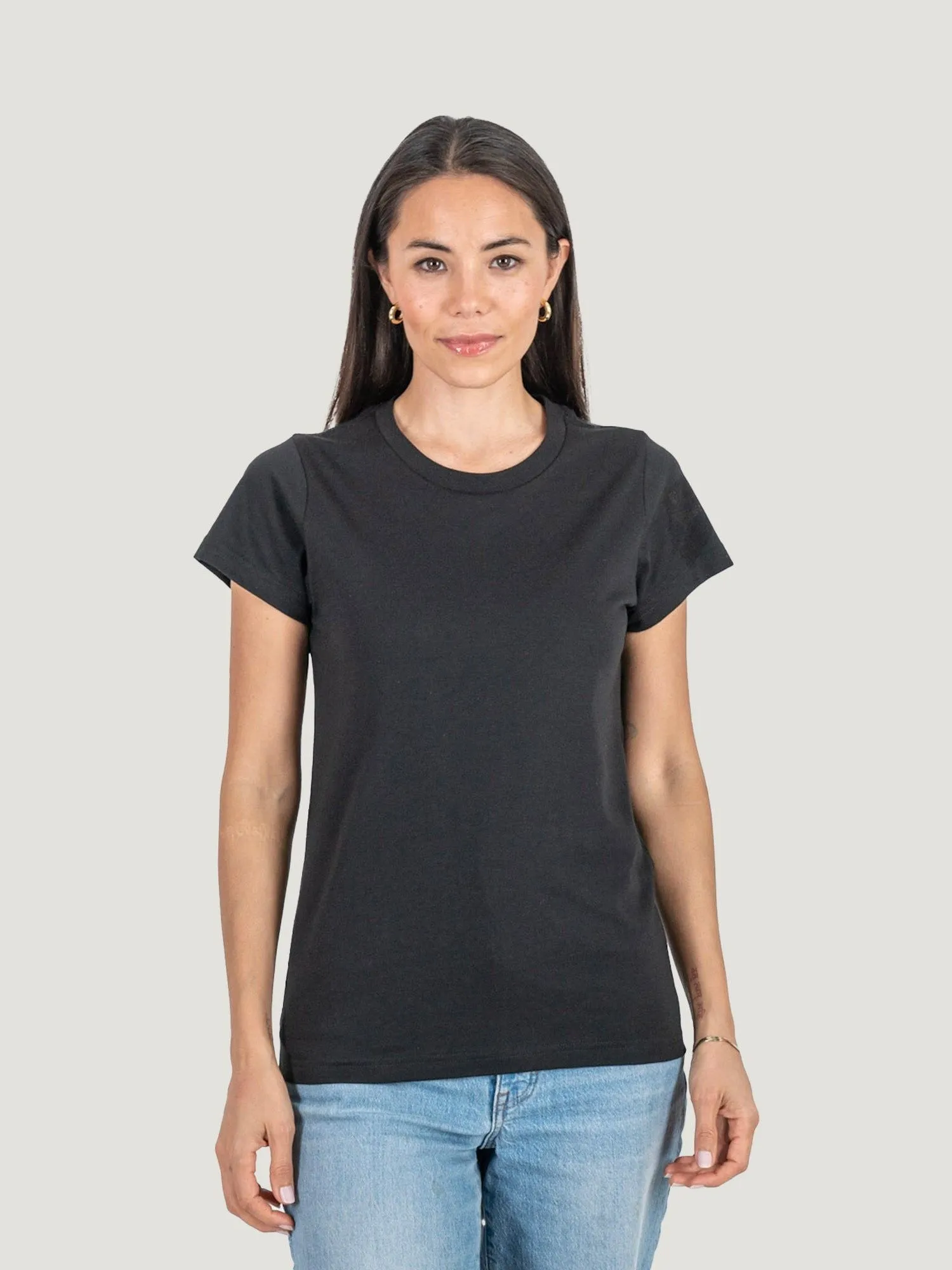 Women's Black Crew Neck (1st Gen.)